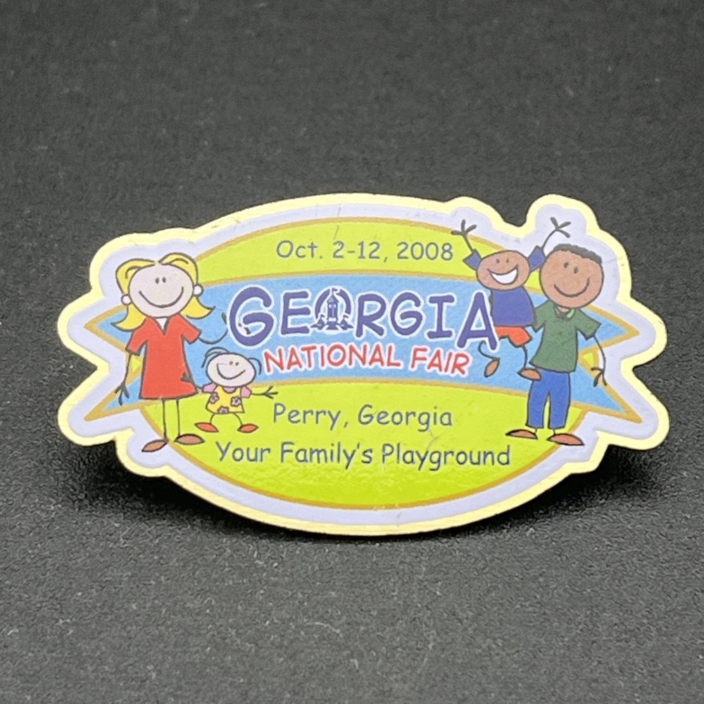 2008 Georgia National Fair Perry Georgia‎ Lapel Hat Pin